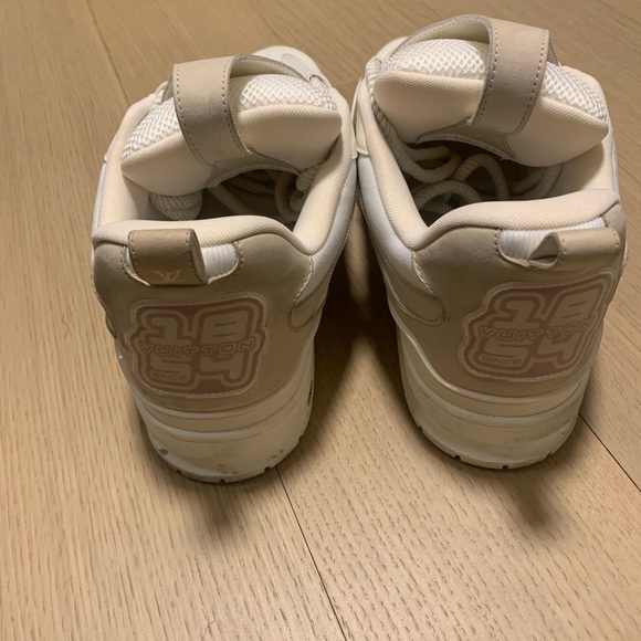 Louis Vuitton sk8 skate sneaker trainer sz lv 12 beige tan IAARQS - Picture 6 of 9